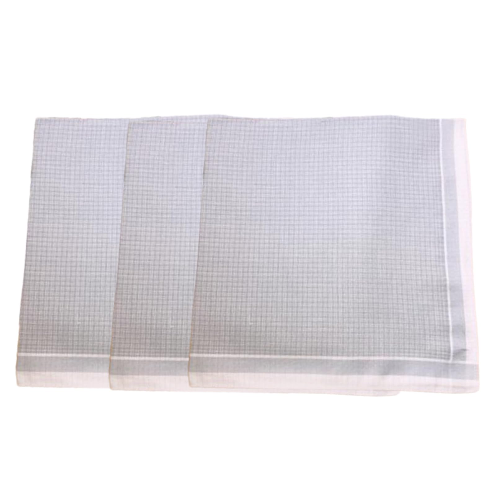Buxuaaaa 3Pieces Men ' s Cotton Handkerchiefs Classical Type Handkerchief 43x43cm for Both Casual and Formal Setting Hankies Soft Cotton Hankies