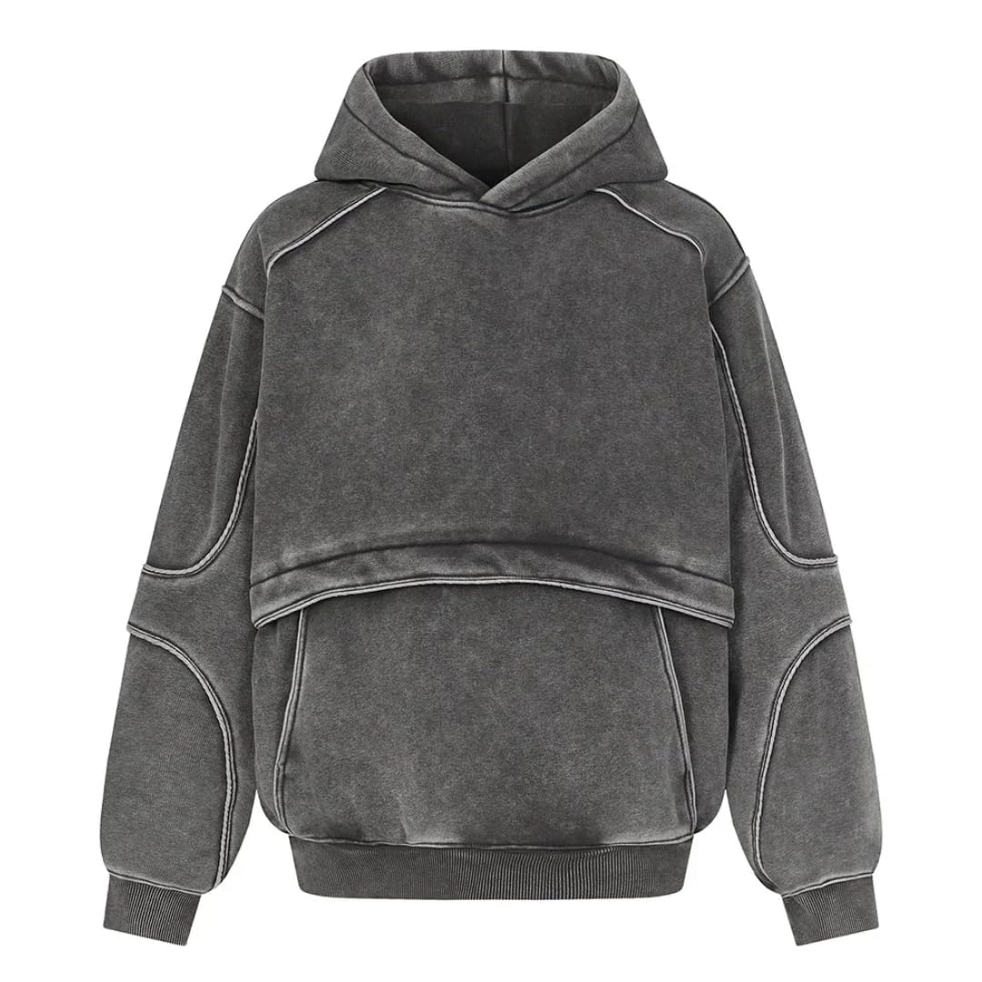 Felpe Hip Hop Felpe da Uomo Felpe Oversize Vintage Streetwear Caldo