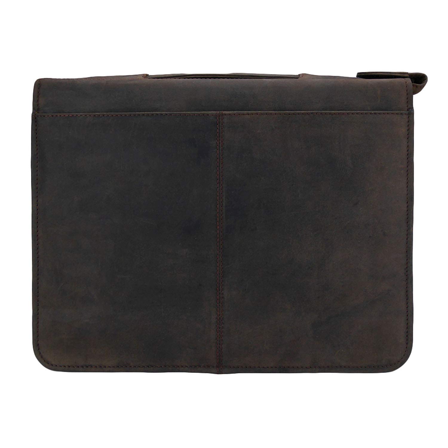 Greenburry Dokumentenmappe Leder - Braun Vintage Revival - Hochwertiges Rindsleder - Schreibmappe Leder - Konferenzmappe Leder - Ringbuch Leder