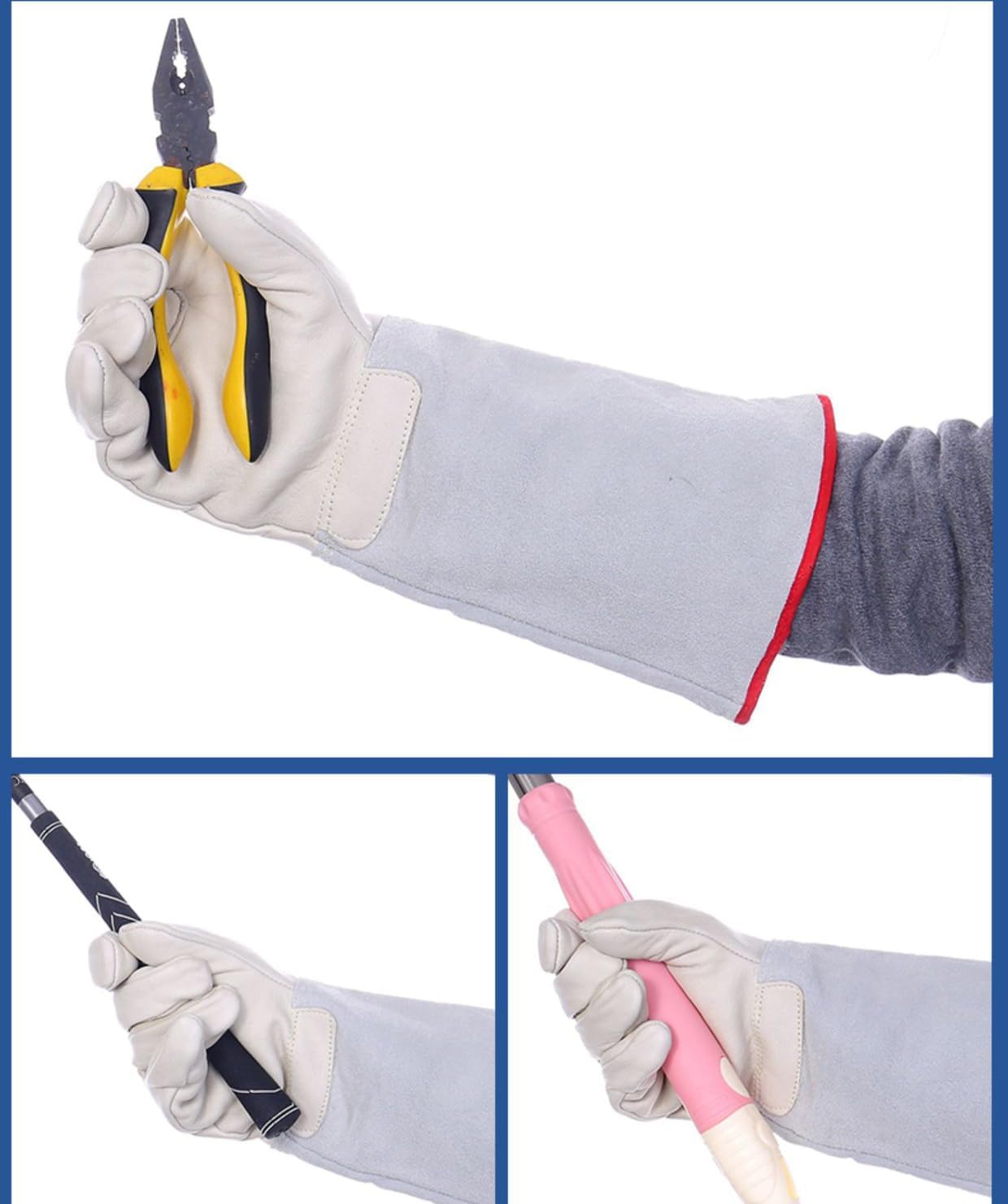 ThreeH Low-Temperature Resistant Gloves Liquid Nitrogen Refuelling Station Cold Storage LNG Freeze-Proof Gloves