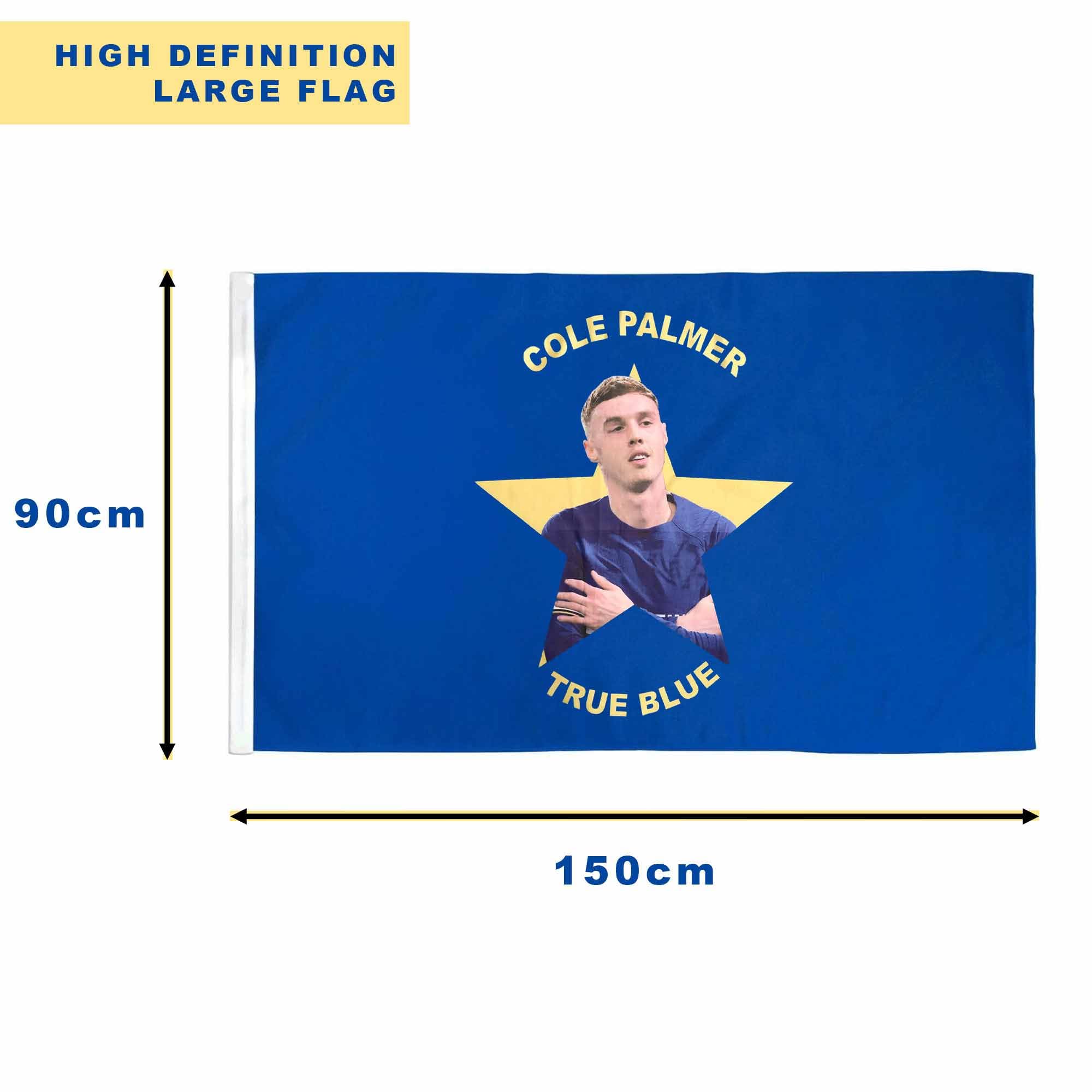 GIFTS 4 ALL Giant Cole Palmer Banner Flag, Cole 'Cold' Palmer Blues Striker Flag, Cole Palmer Football Fans Flag - Image 2
