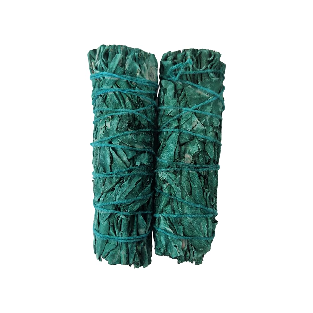 Smudge Stick, White Sage and Nag Champa 4", Pack of 2
