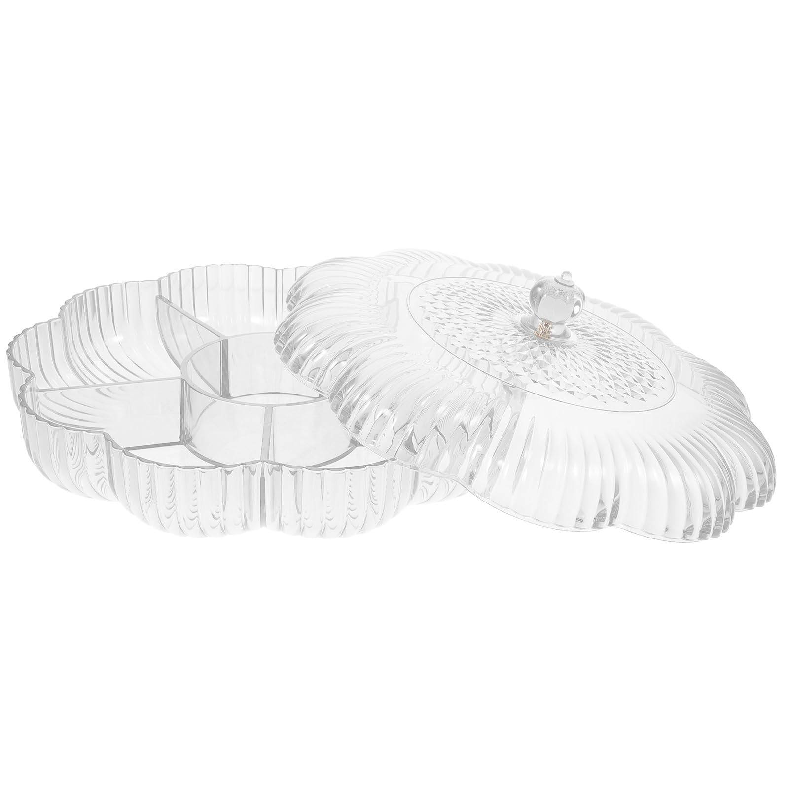 ULTECHNOVO Bandeja para Guardar Dulces Compartimentos de Ps para Snacks y Candy, Adecuado para Fiestas y Uso en Dormitorio, Diseño Moderno y Reutilizable