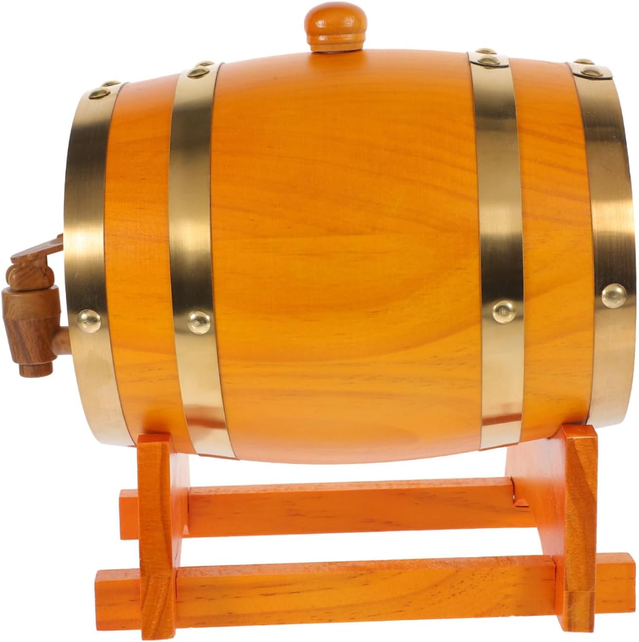 IMIKEYA 1set Wooden Aging for Wine Red Wine Storage Stand and Faucet Decorative for Home Bars and Parties