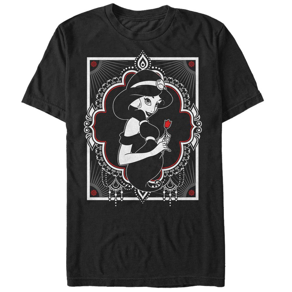 Disney Herren Aladdin - Bw Jasmine Short Sleeve T-Shirt T-Shirt (1er Pack)