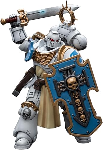 Miniatura 6 de Joytoy Figura de acción 118 Warhammer 40k Figura Modelo Juguetes White Consuls Bladeguard Veteran Collection Modelo Anime 4.7 pulgadas