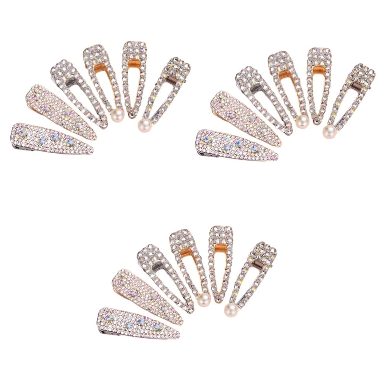 FOMIYES 18stücke Damen Haarspangen Mit Perlen Und Strass Haarklammern Für Mädchen Und Vielseitige Haaraccessoires Für Partys Feiern Und Alltag