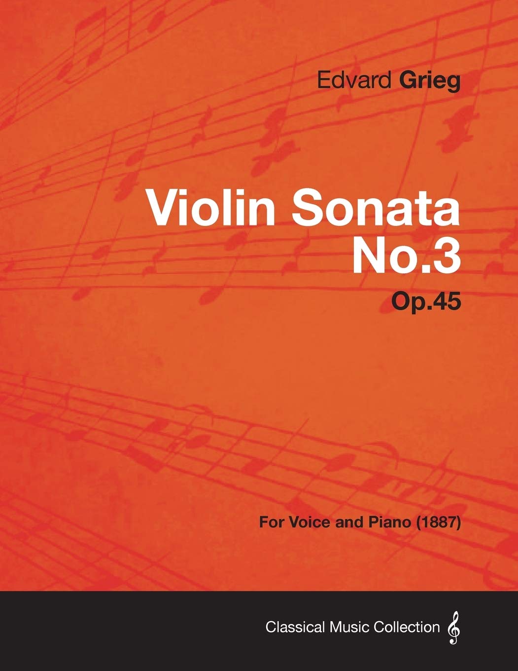 Violin Sonata No.3 Op.45 - For Voice and Piano (1887)      Paperback – January 9, 2013
