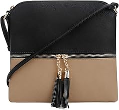 black and tan purse