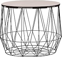 Vista 4 de Mesa de centro mesa de Centro para salaMesa de centro 2 piezas NegroAdecuado para dormitorios, salas de estar y comedores