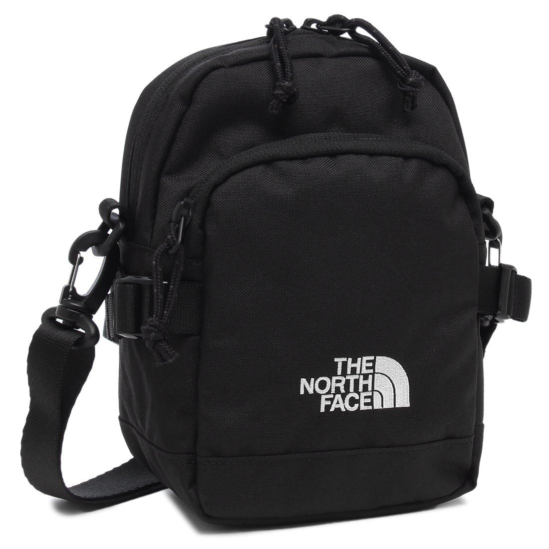 THE NORTH FACE(ノースフェイス) ショルダーバッグ美品  - NN2PR02J 黒×白 THE NORTH FACE（ザ ノースフェイス） ノースフェイス ショルダー