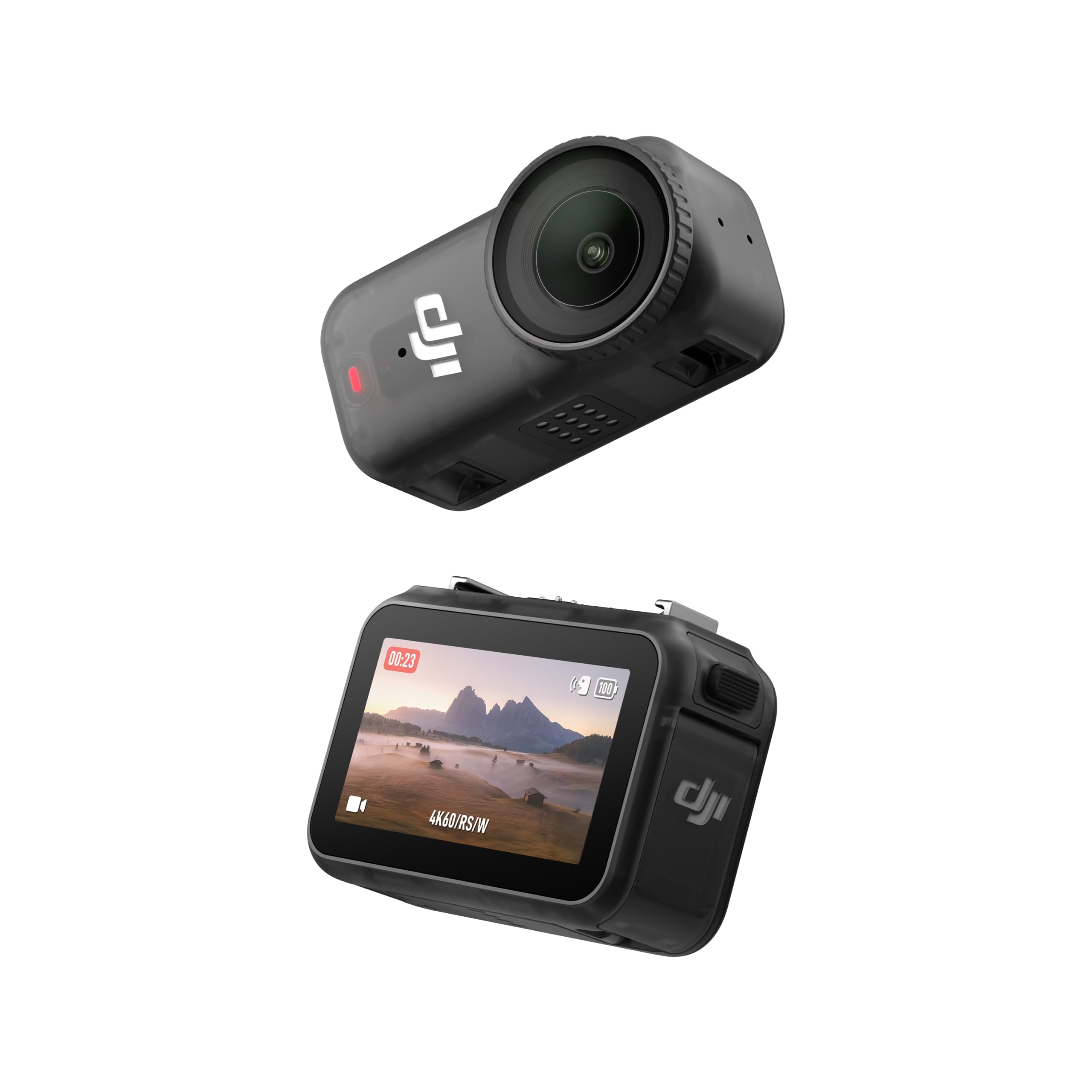 DJI Osmo Nano Bundle Standard (64 GB) – Mini videocamera vlog compatta 4K/60 fps con sensore da 1/1,3", video con ampio FOV di 143°, Registrazione di 200 minuti, Fotocamera magnetica POV 4K per Vlog