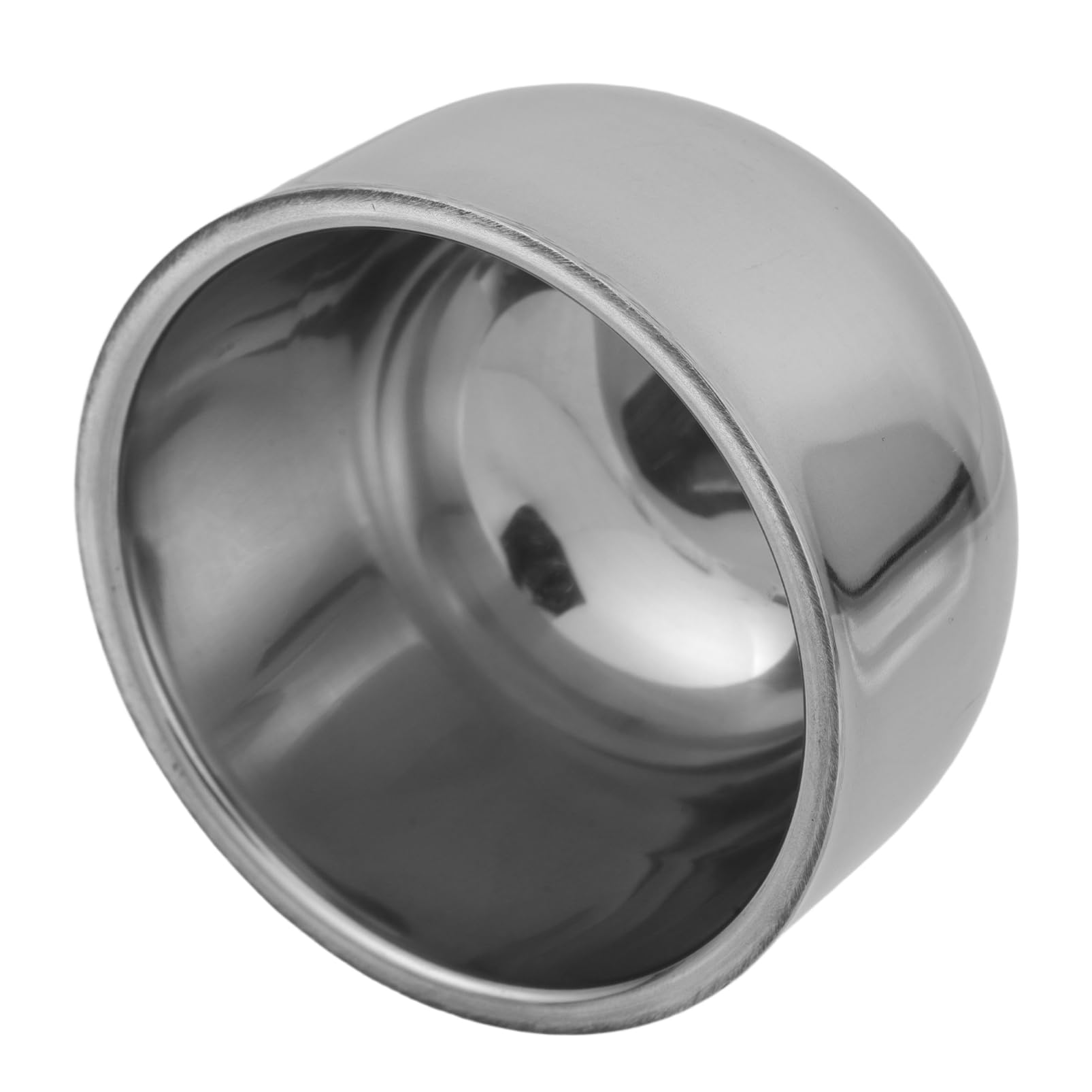 Anneome Shaving Pot for Men Metal Shaving Bowl Double Layer Soap Bowl Essential Shaving Accessories Travel Size