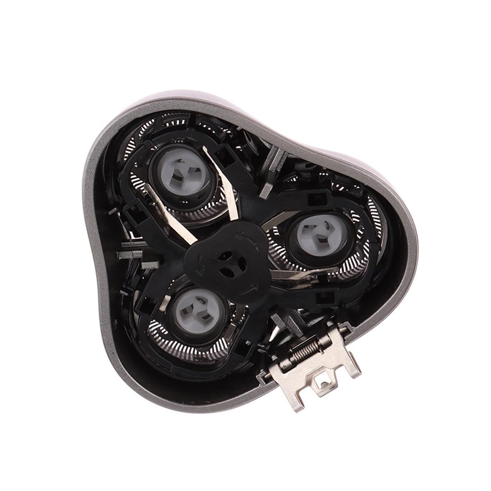 Cabezal De Afeitadora Compatible Con Enchen Y BlackStone. Afeitadora Eléctrica Con Cuchilla De Acero De Doble Capa.(Black)