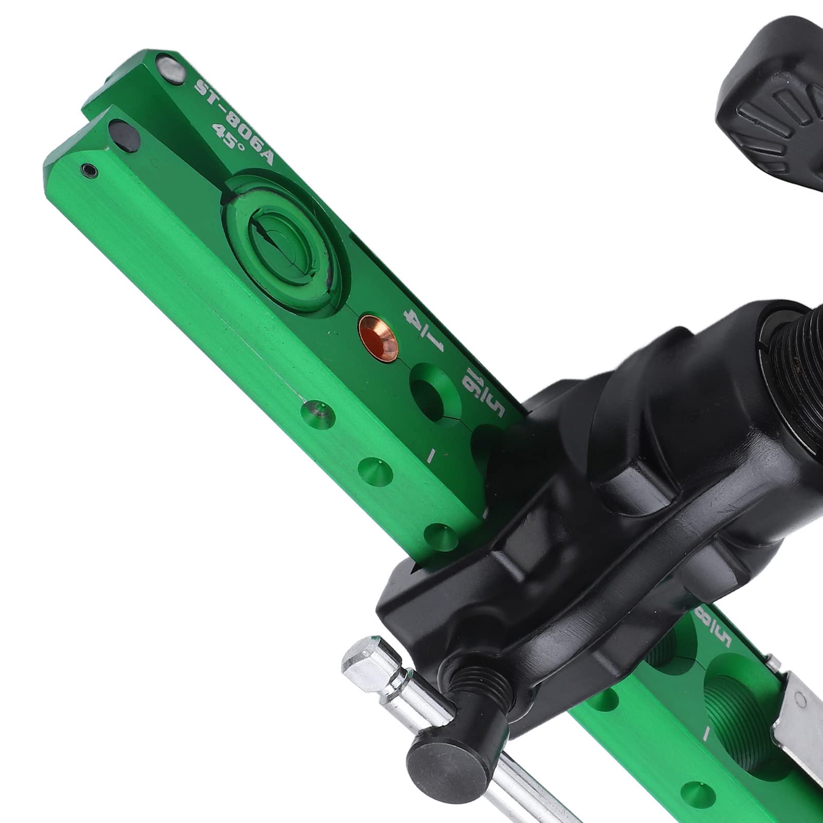 Hilitand Herramienta de Abocardado de 45 Grados, Expansor de Tubo Tipo Cono Excéntrico, Herramienta de Refrigeración de Aire Acondicionado para Tuberías de 1/4-3/4 Pulgadas