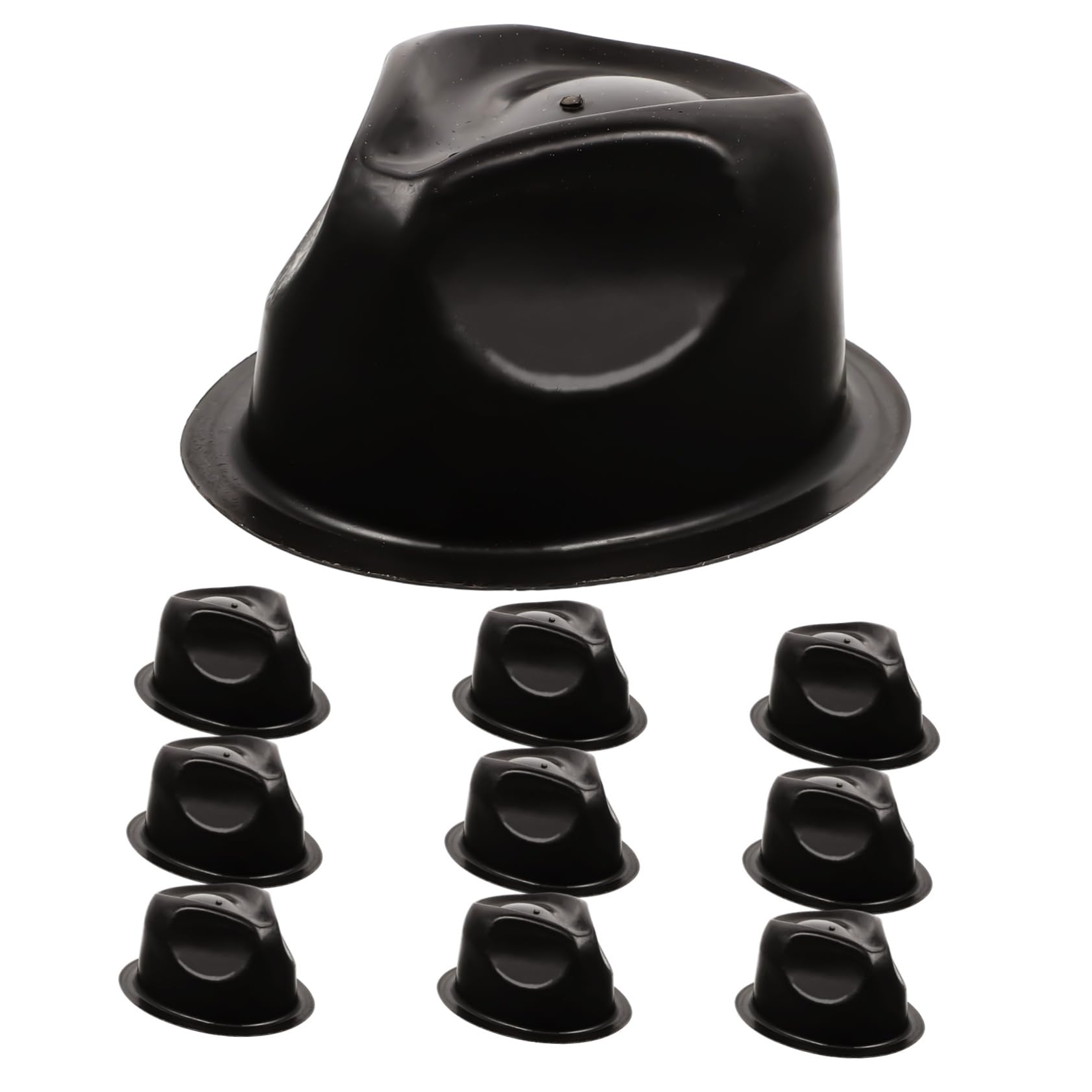 OUNONA 10 Piezas Sostenedor Del Sombrero Estante De Almacenamiento De Sombreros De Tienda Organizador De Sombreros De Vaquero De Polivinilo Escritorio Perchero 57c