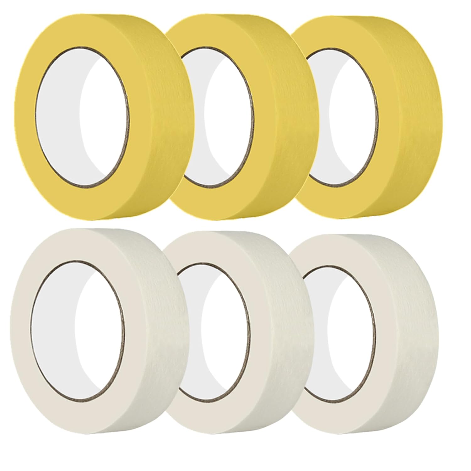 JayJayup Masking Tape 1 inch Wide, High Adhesion Tape for General