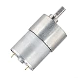 JGB37-3530 Mini DC Gear Motor 12V 107RPM with All-Metal Gears,Pure Copper Rotor,Adjustable Speed,Forward and Reverse Rotation,High Torque for Home Appliances,Robots,Electronic Locks,Industrial