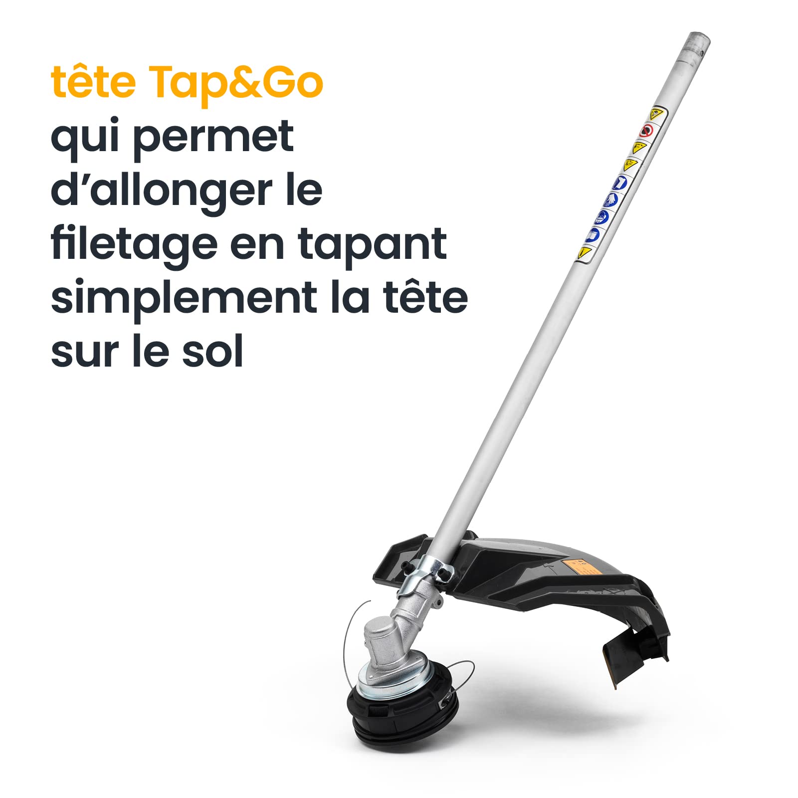 STIGA MT 330 Outil Multifonction Thermique 5-en-1, 25,4 cm³, 0,7 kW – Lame 3T, Tête Tap&Go – Coupe-bordures, Taille-haies et Élagueuse