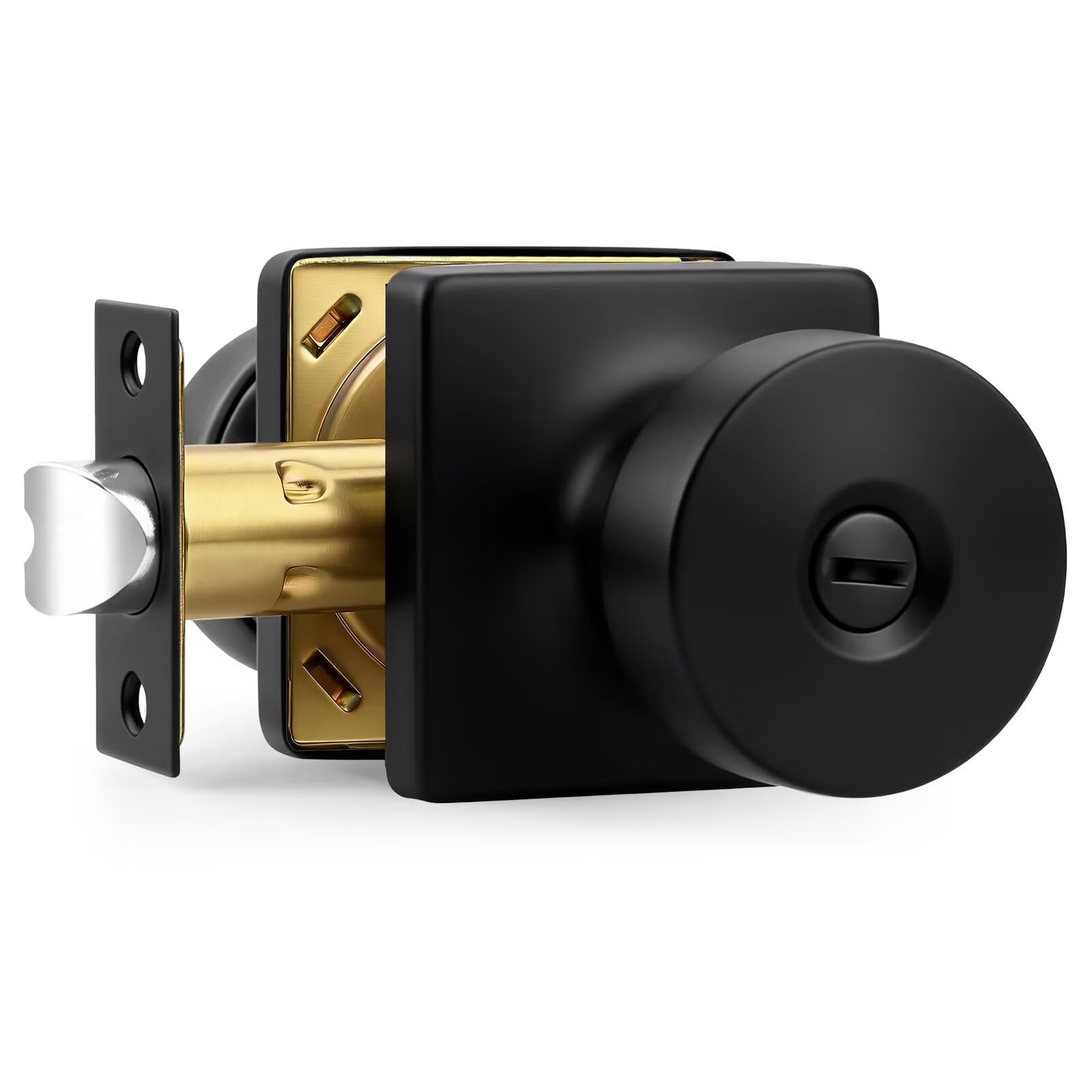 Matte Black Dummy Door Knobs - 2 Pack -13