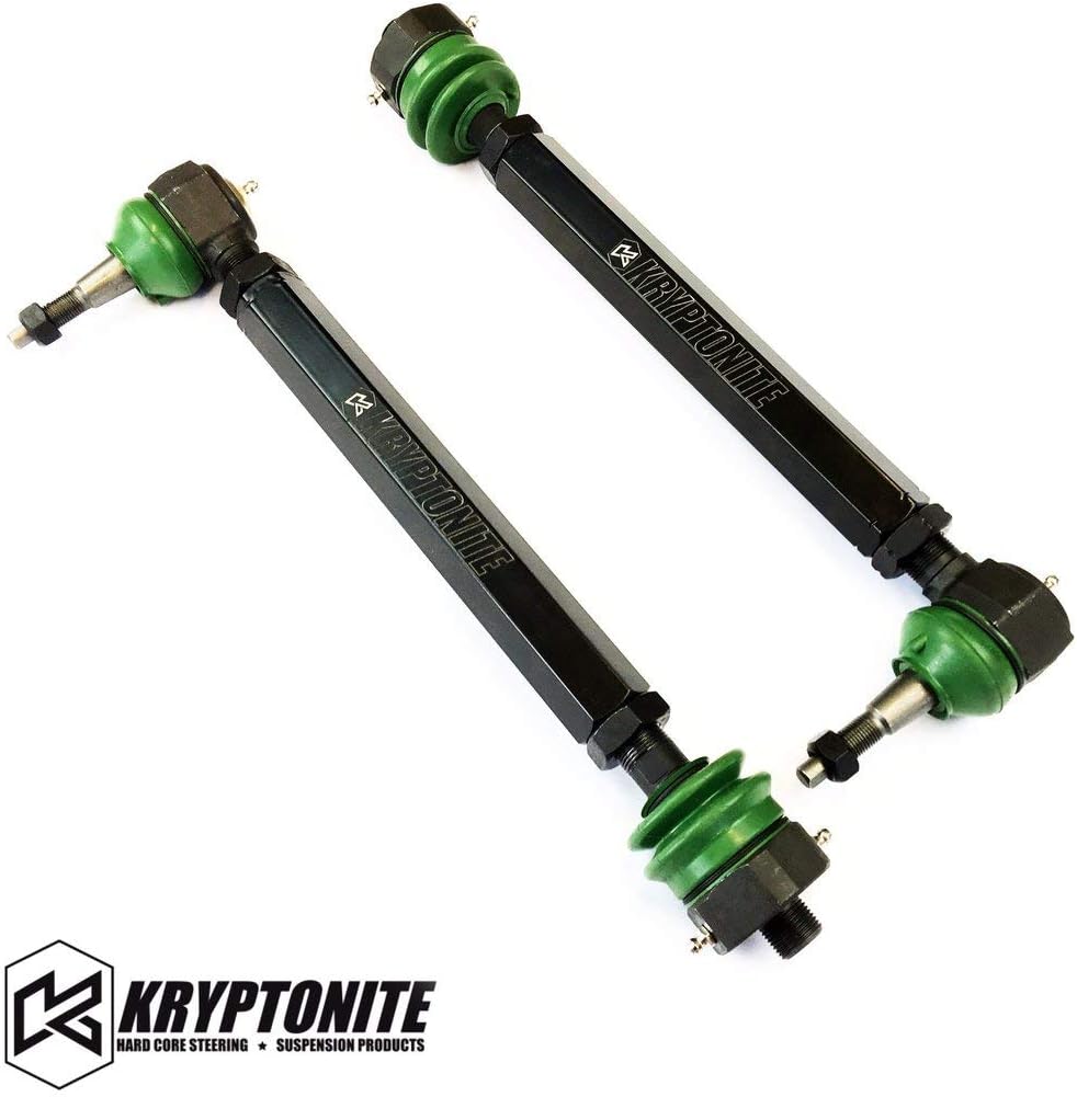 Kryptonite SS Series Center Link Tie Rod Package Compatible with 2011-2019 Chevy/GMC 2500HD 3500HD KRCLP11