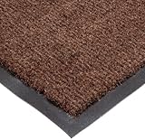 NoTrax T37 Fiber Atlantic Olefin Entrance Carpet Mat, for Wet and Dry Areas, 2' Width x 3' Length x 3/8