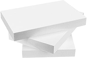 AMZQNART Craft Foam Blocks - Get Creative with 2 Inch Styrofoam Sheets