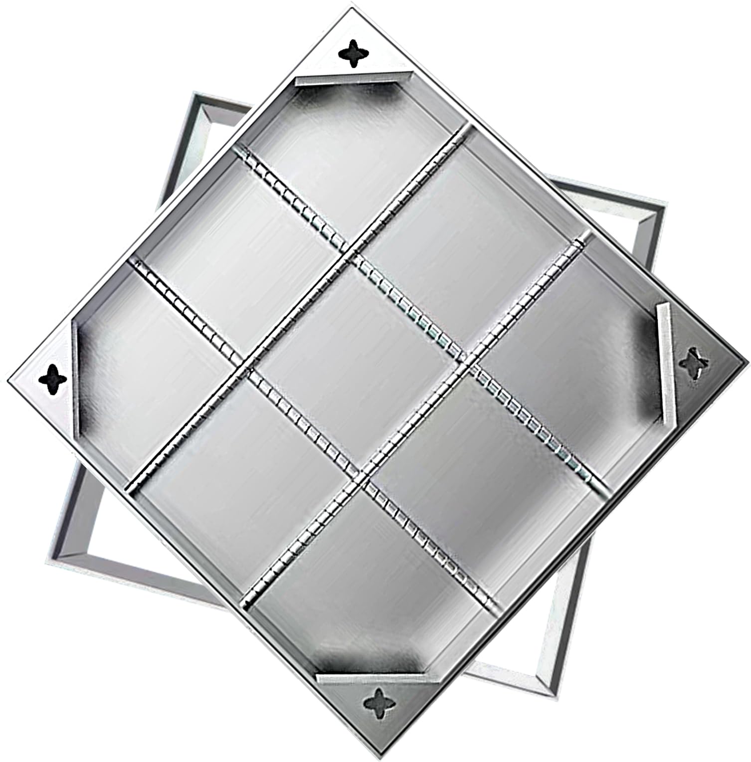 Amazon.com: 20 * 20in Stainless Steel Manhole Cover & Frame, Heavy