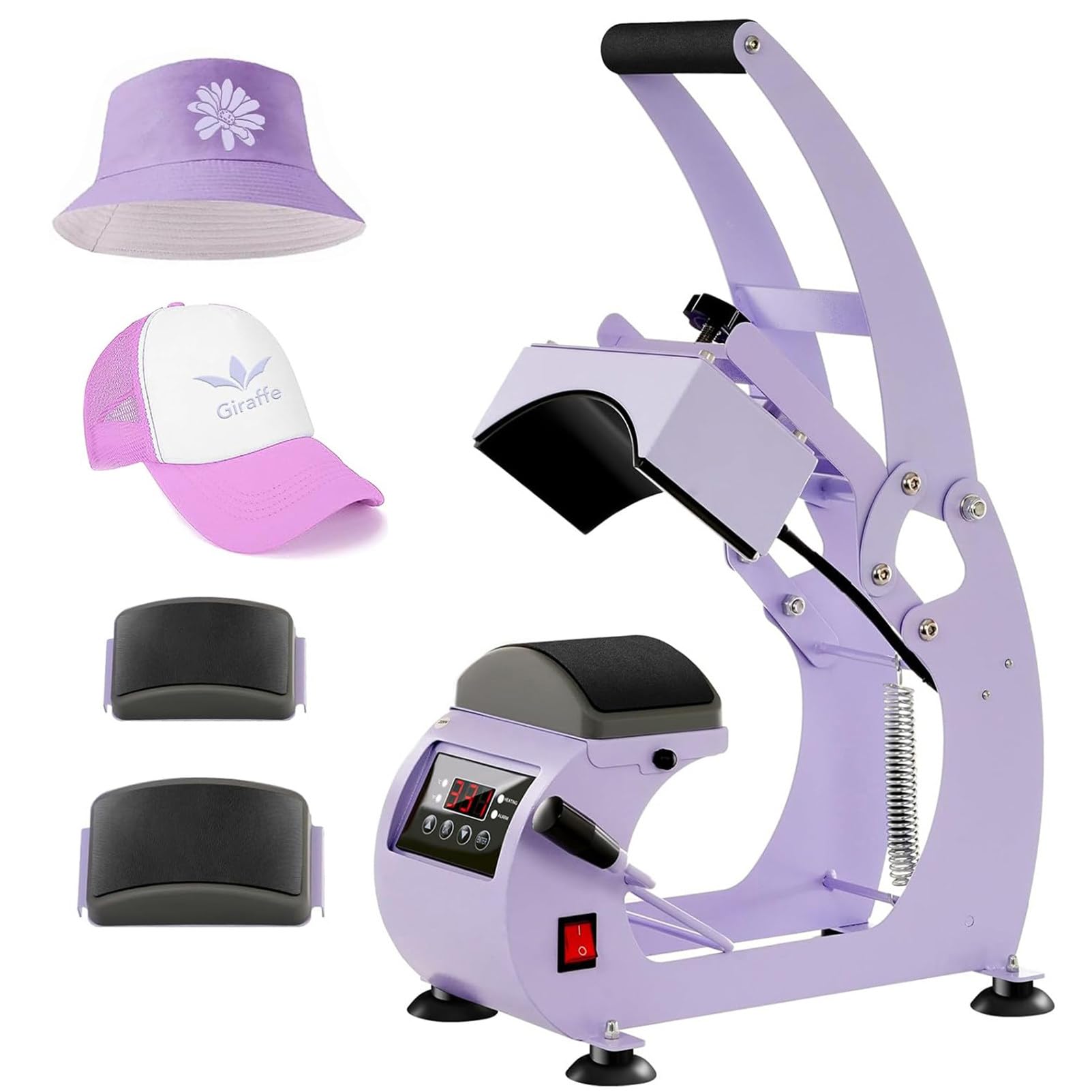 Presse à chapeaux pour créer vos designs en vinyle et sublimation dans votre atelier