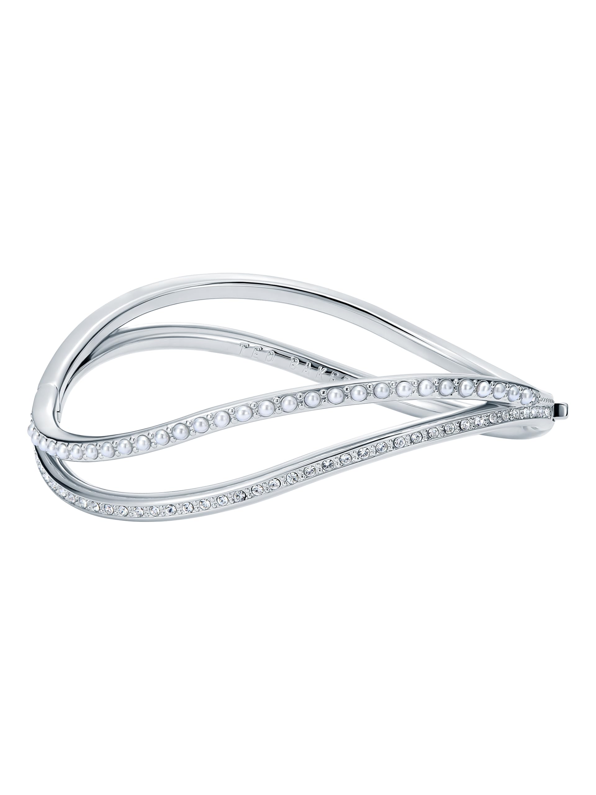 Ted Baker London Wavie Jewelled Wave Hinged Bangle Bracelet for Women
