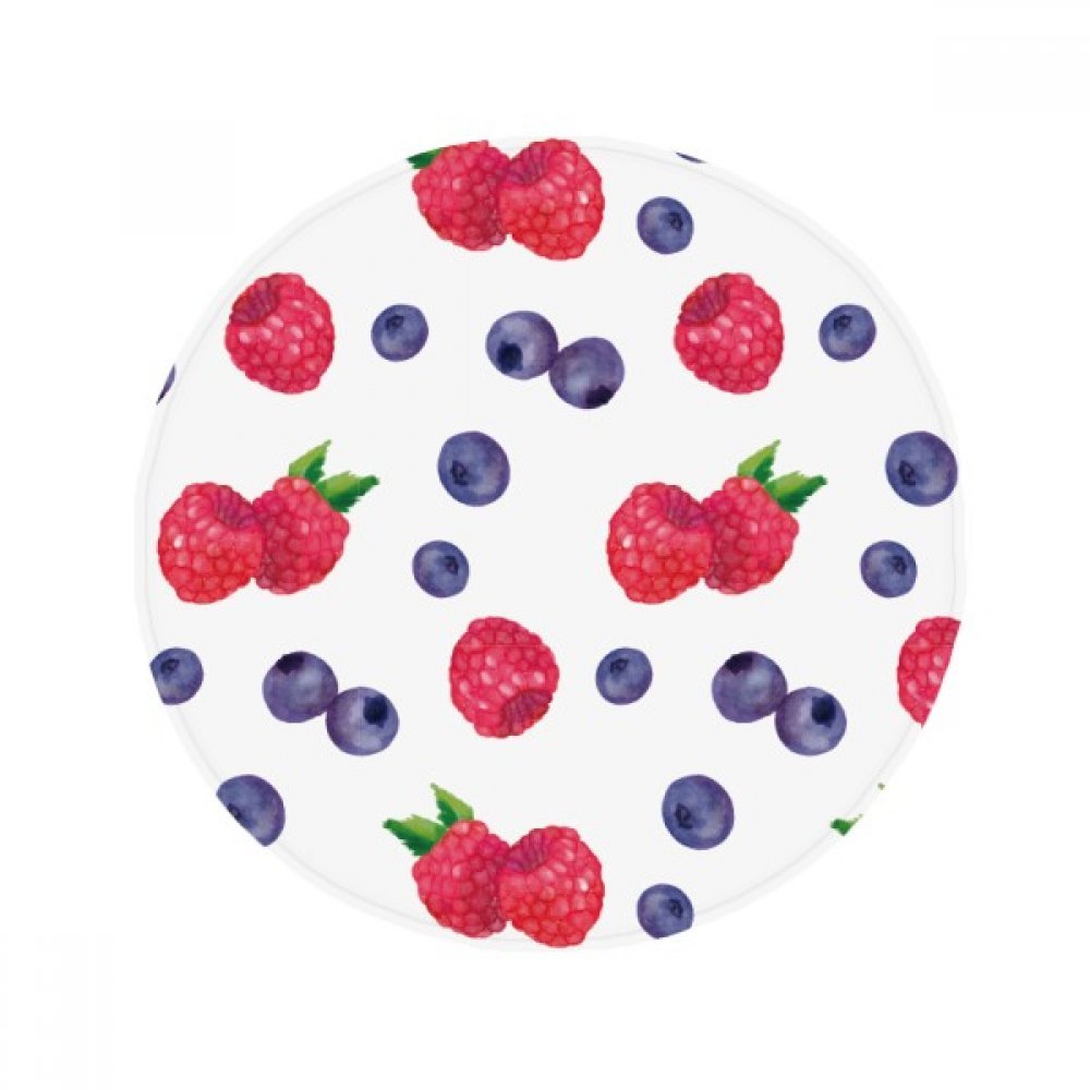 Tapis de fruits bleuet fraise rond 50cm idée cadeau maison originale