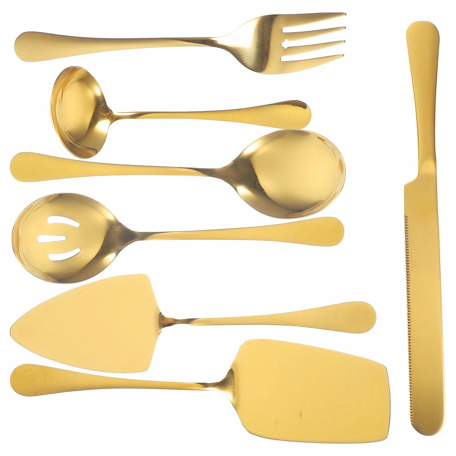 Servir un gâteau proprement grâce au kit pelle et couteau de service or 12"