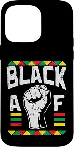 Miniatura 20 de Funda de regalo afroamericana para iPhone 13 Pro Black AF Fist Dashiki Kente Pride BLM