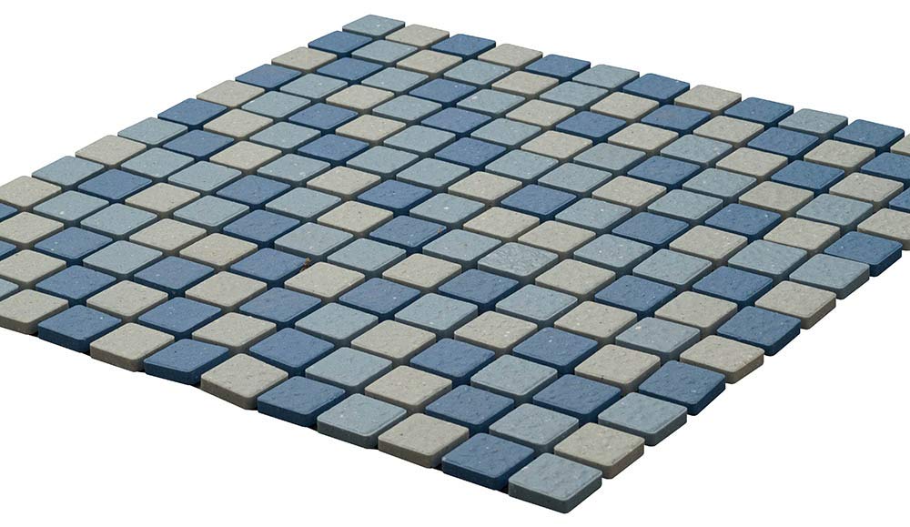 Amazon.co.jp: 20mm角モザイクタイル 磁器質 無釉 表紙張り 床用