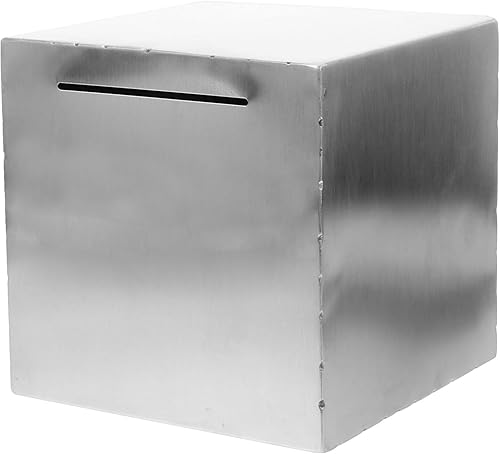 NOLITOY Alcancias de acero inoxidable para adultos, 3 unidades, tarro de ahorro de metal, hucha para ahorro de dinero, para niños, 3 uds