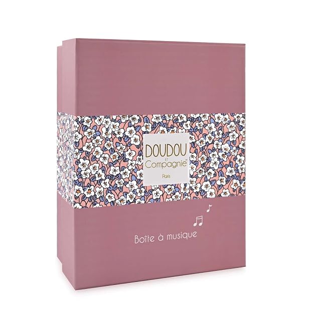 Foto 3 de 4 de Doudou et Company DC4028 - Caja de música de conejo rosa - Colección Boh'aime