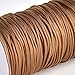 SAYAYA 1.8mm Braided Nylon Lift Shade Cord with 8 Pieces Wood Pendants 109 Yards Replacement Curtain String Kit for Blinds Repair, Roman Shades, Gardening & DIY Crafts (Brown)