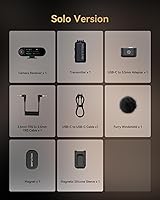 Vista 8 de Micrófono inalámbrico Hollyland Lark MAX 2 para iPhone/Cámara/Android, cancelación de ruido AI, audio de 32 bits de cadena completa, rango de 1115