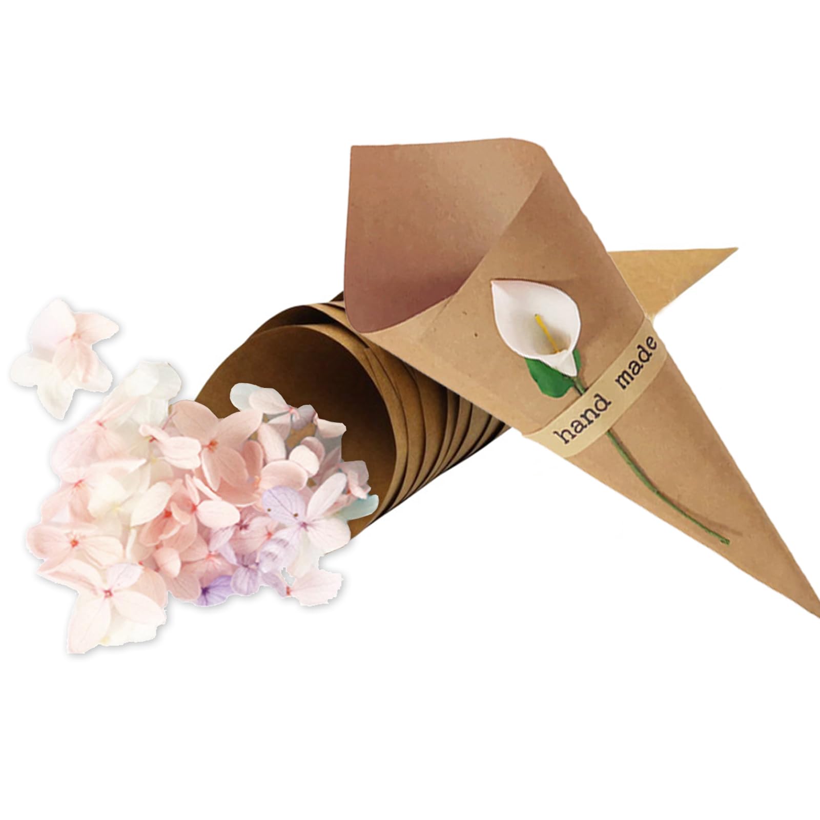 Cornets De Riz Personnalisés Pour Mariage - Lot De 50 - Faire-part Confetti