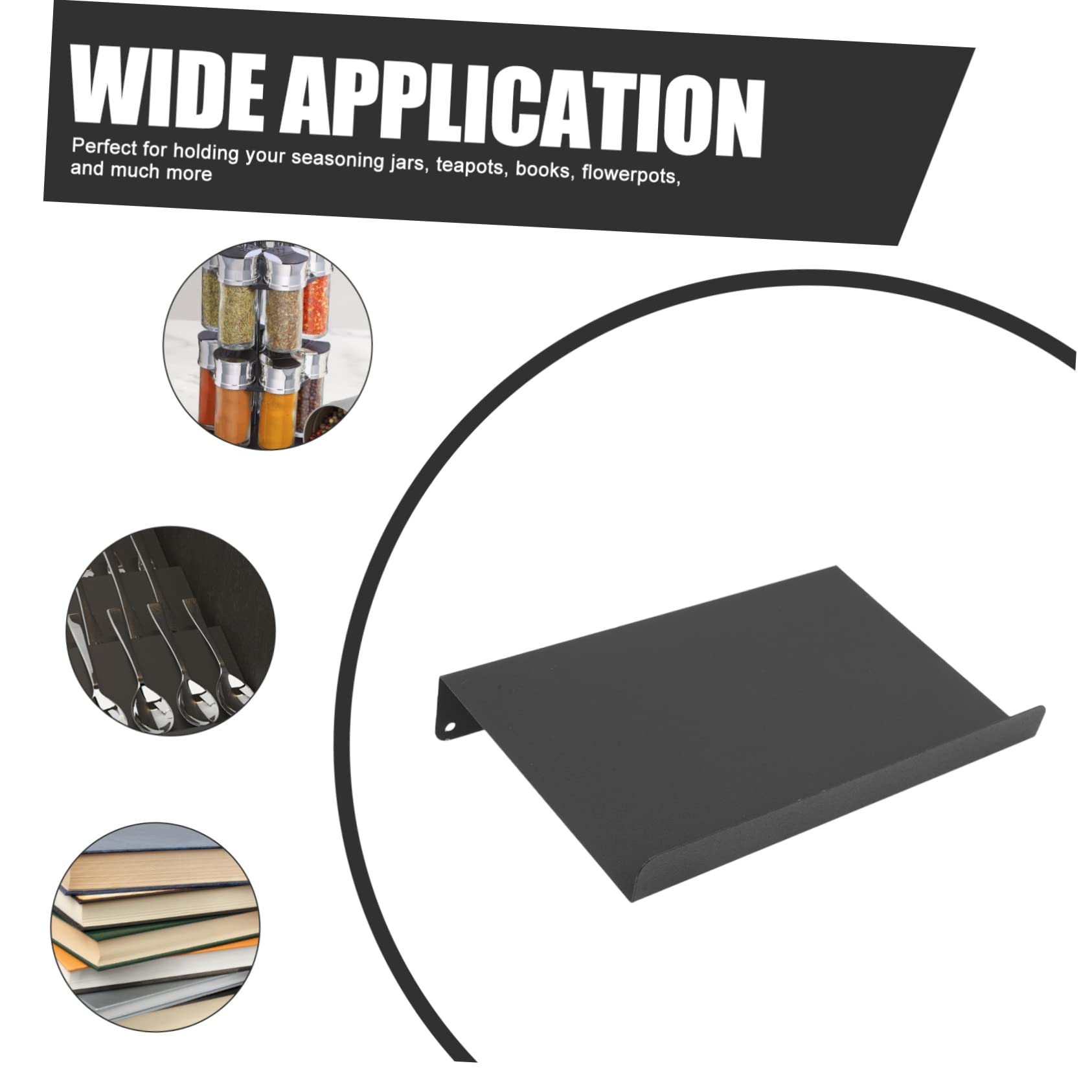 Organizador de Especias de Cajón, Estante de Cocina Móvil, Aluminio Negro