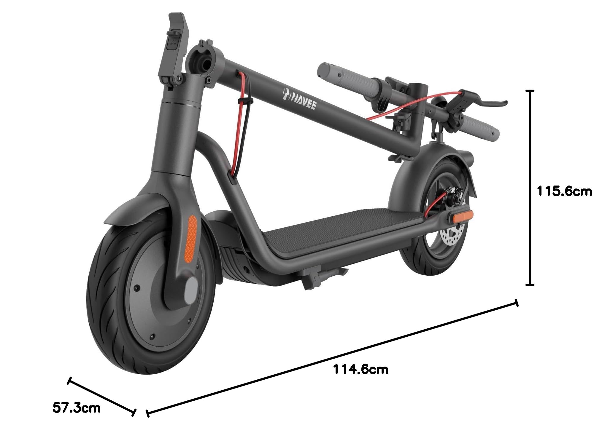 NAVEE E-Scooter V50i Pro 2-krotnie składana hulajnoga elektryczna, dopuszczona do ruchu drogowego, do 50 km przy prędkości 20 km/h