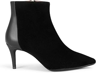 Botines de Piel con Tacón Fino Estilo y Elegancia