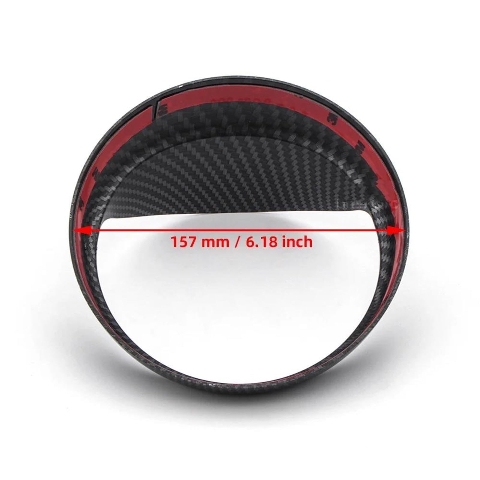 Motorrad-Lampenschirm Scheinwerfer Trim Ring Scheinwerfer Verkleidung Maske Abdeckung Schutz Für Vespa GTV 250 300 LXV150 2013-2016 2017 2018 Motorrad Zubehör Headlight Grille ( Farbe : Bright Black )
