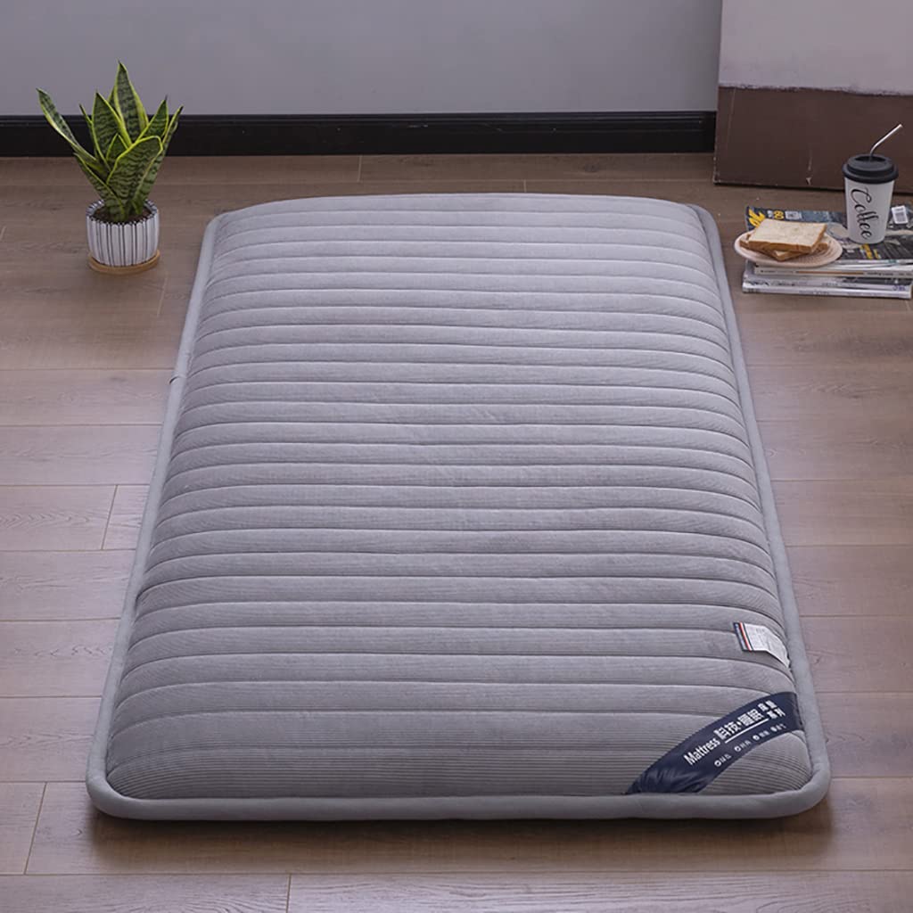 WYJHNL Tatami Mattress Futon Mattress Topper Soft Thick Folding Mattress Pad for Student Dormitory, Home, Bed, As Guests Sleeping Pad, Futon Mattress, Floor Mattress,E,135x200cm(53x79inch)