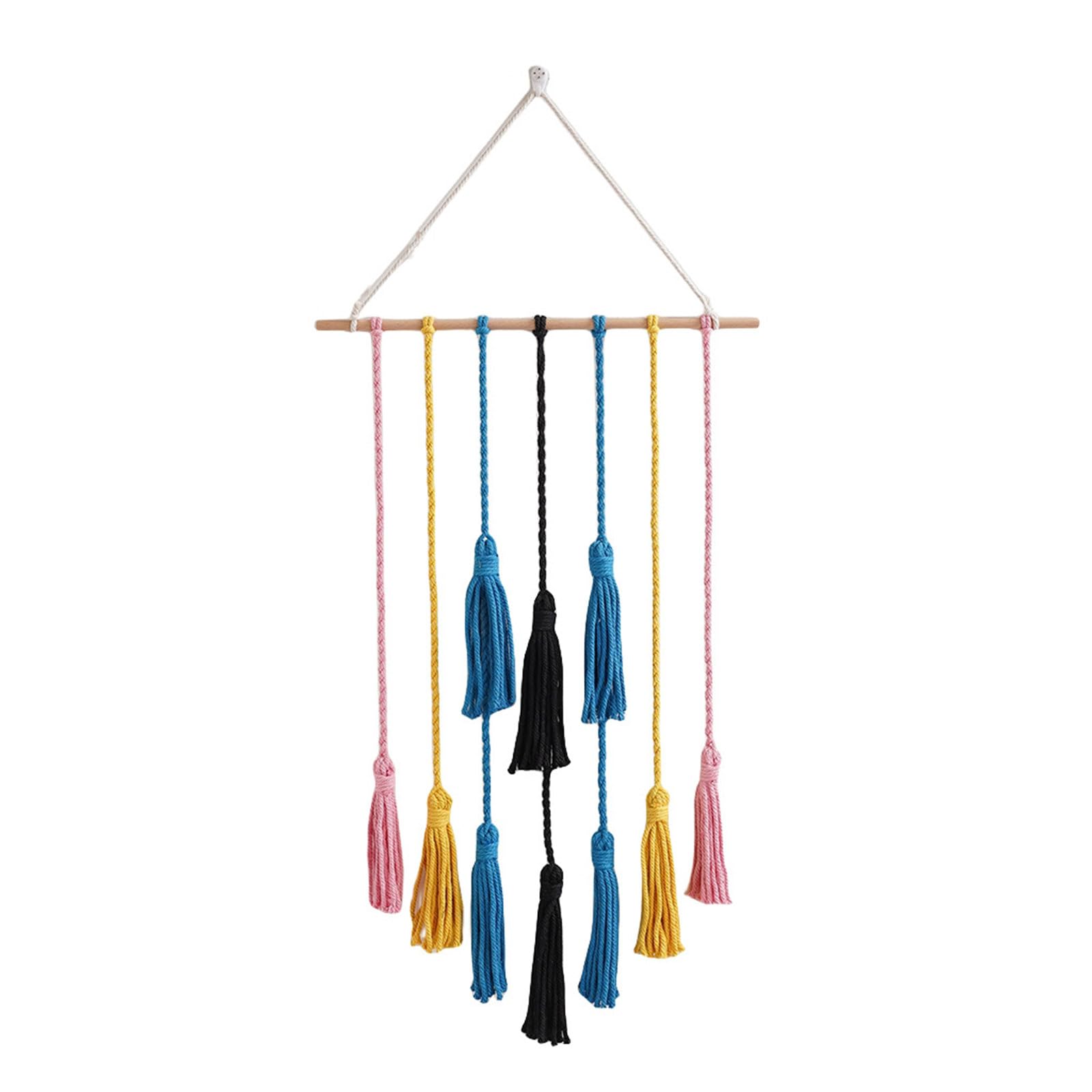 Kalttoy Tapestrys Wall Mounted Photo Ornament Cotton Rope Tapestrys Farmhouses Decorations for Apartment Bedroom Garden Hangings