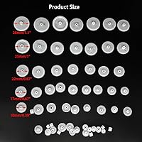 Vista 2 de 58 piezas de engranajes pequeños, juego de engranajes de plástico, módulo 0.5 para DC Motor, juguetes de modelo DIY, RC Car Robot