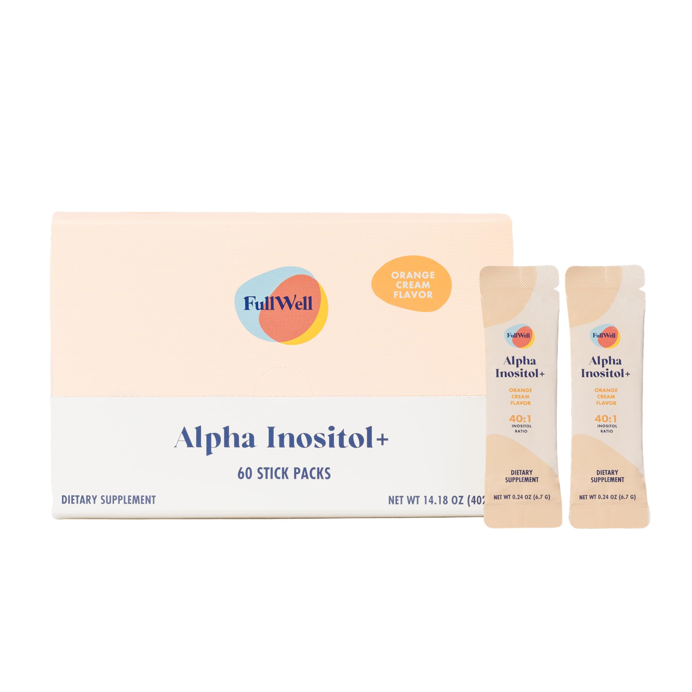 FullWell Alpha Inositol+ Stick Packs, 60 Count (30 Servings)
