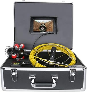 Pipe Inspection Video Camera Drain Sewer Pipeline Industrial Endoscope Support DVR Video Recording 360 Degree Rotating