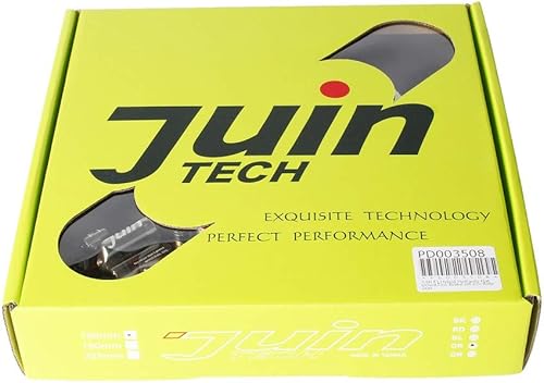 Miniatura 8 de Juin Tech F1 - Juego de pinzas de freno para disco de bicicleta hidráulico y accionado por cable, juego de frenos híbridos extraligeros para