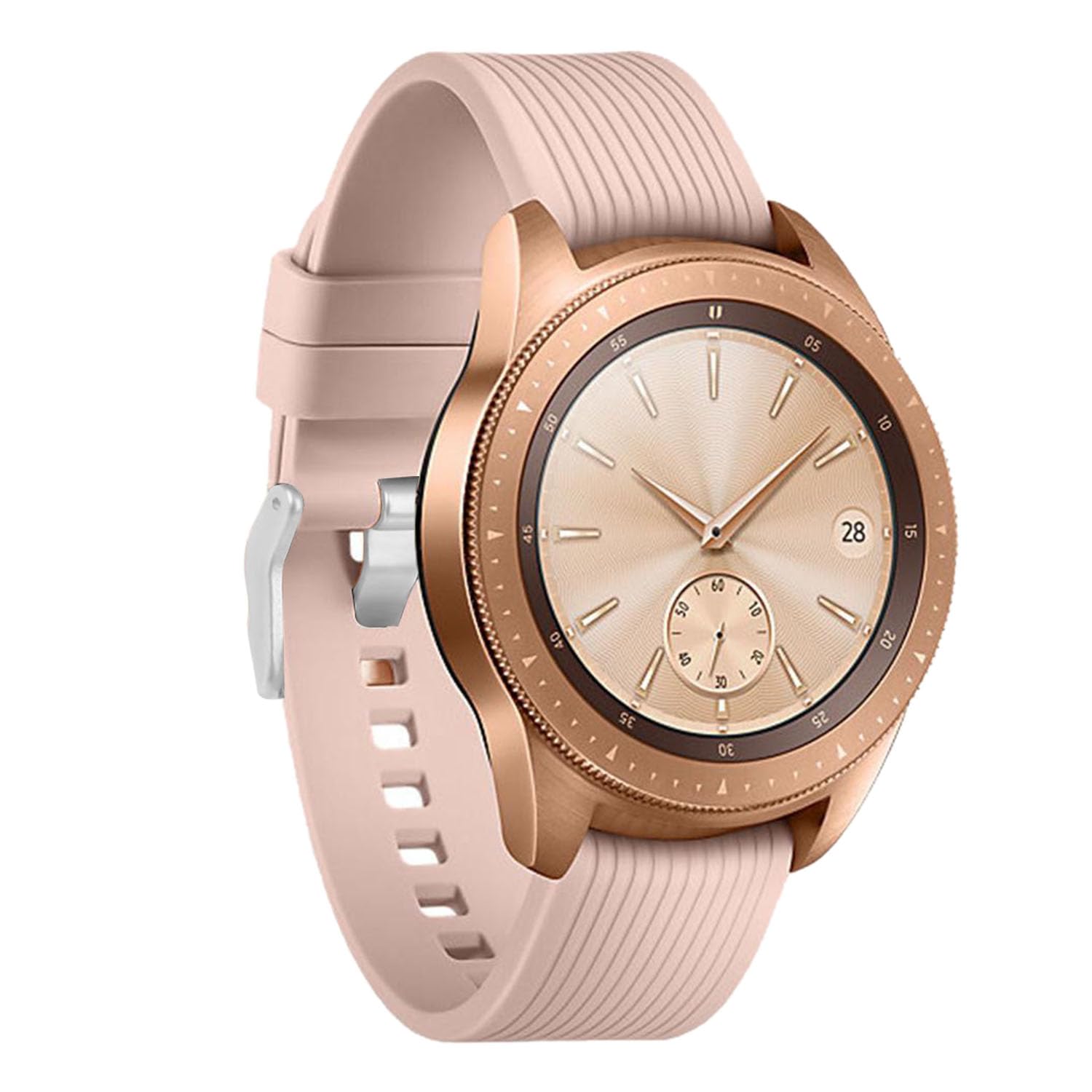 INF Armband für Samsung Galaxy Watch 42mm SM-R810/SM-R815 Silikon Uhrenarmbänder